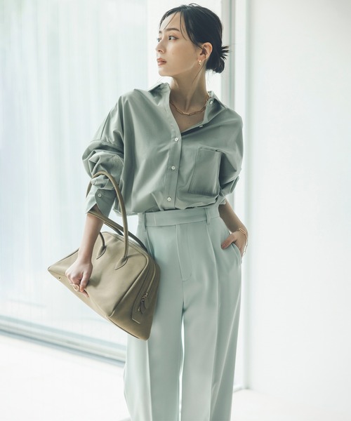 「anuans」 スラックス SMALL ピンク レディースの画像