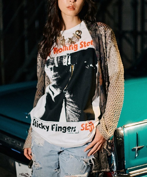 WIND AND SEA（ウィンダンシー） tシャツ THE ROLLING STONES x WDS