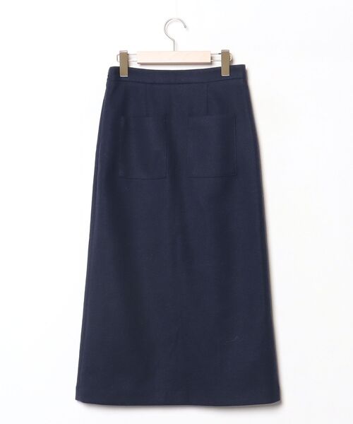 「STYLE DELI」 ロングスカート - ネイビー レディース_画像2