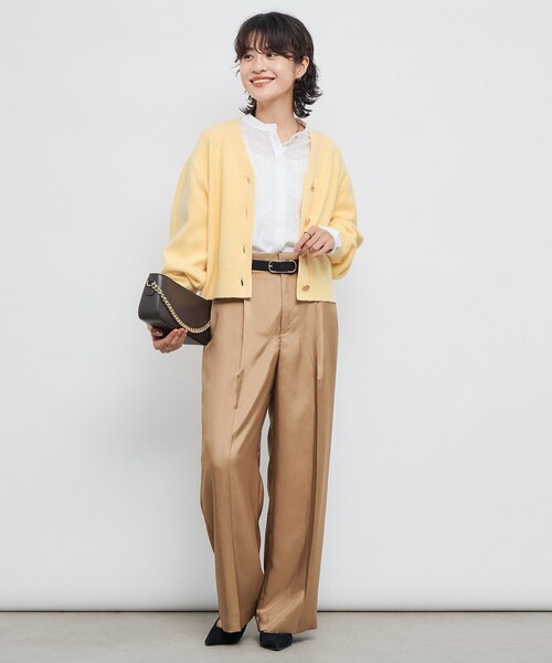 「NOLLEY'S」 ニットカーディガン 38 オフホワイト レディース_画像7