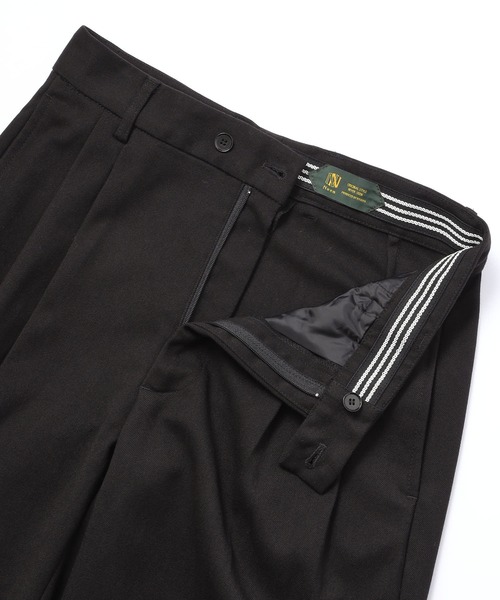 「Noen」 スラックス LARGE オリーブ メンズ_4