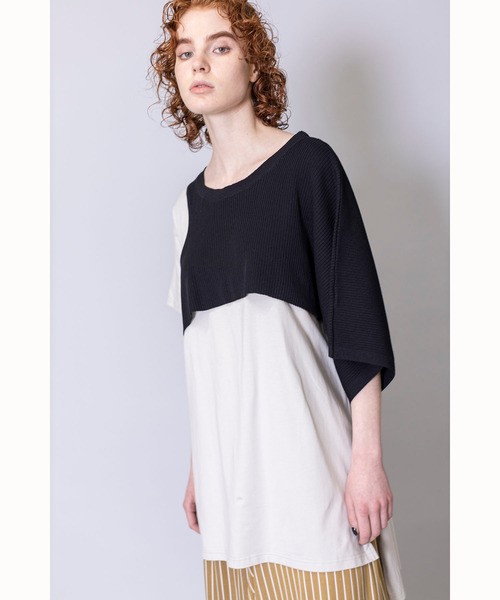 「OSMOSIS」 「loaf」半袖Tシャツ ONE SIZE ライトグリーン レディース_画像7