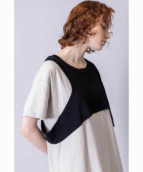 「OSMOSIS」 「loaf」半袖Tシャツ ONE SIZE ライトグリーン レディース_画像8