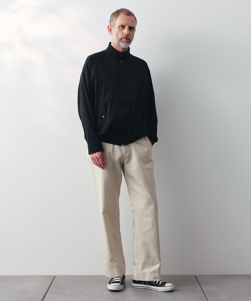 ブルゾン アウター 「SILKα/シルクアルファ」SILK α Minimal Jacket メンズの画像