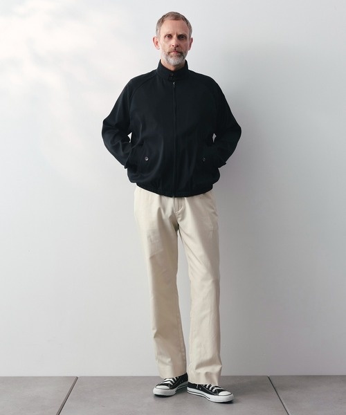 ブルゾン アウター 「SILKα/シルクアルファ」SILK α Minimal Jacket メンズの画像