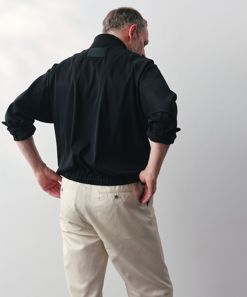 ブルゾン アウター 「SILKα/シルクアルファ」SILK α Minimal Jacket メンズの画像