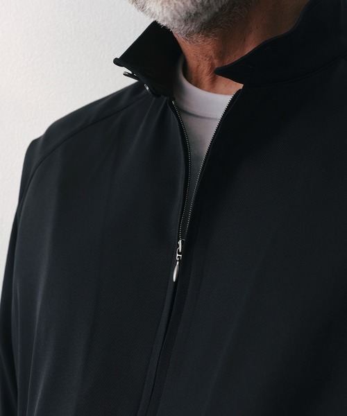 ブルゾン アウター 「SILKα/シルクアルファ」SILK α Minimal Jacket メンズの画像