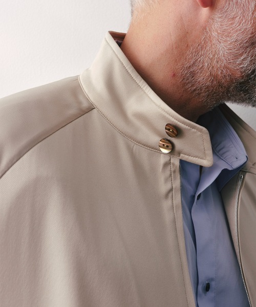 ブルゾン アウター 「SILKα/シルクアルファ」SILK α Minimal Jacket メンズの画像