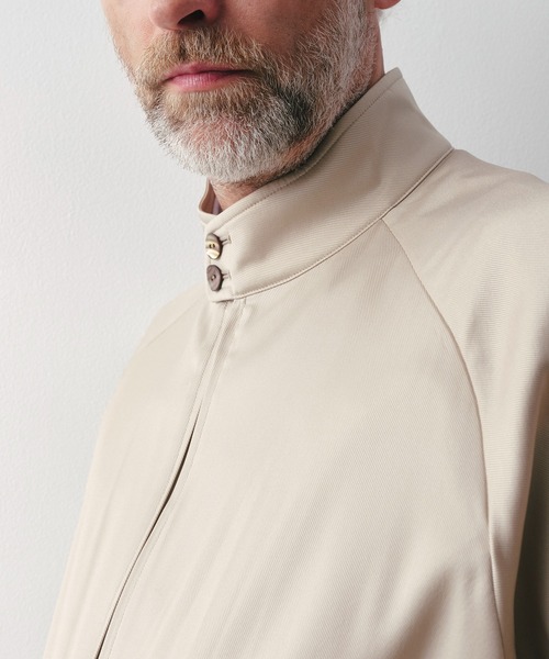 ブルゾン アウター 「SILKα/シルクアルファ」SILK α Minimal Jacket メンズの画像