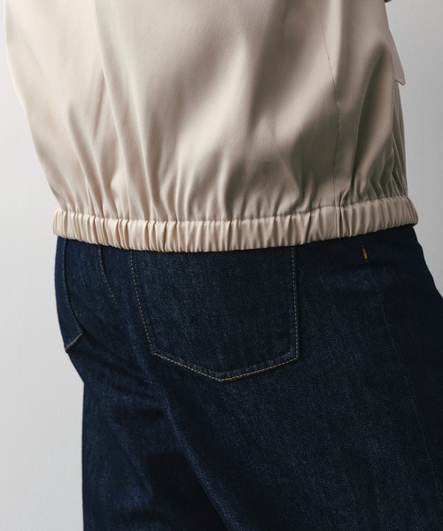 ブルゾン アウター 「SILKα/シルクアルファ」SILK α Minimal Jacket メンズの画像