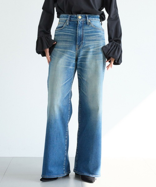 「surt」 ブーツカットデニムパンツ M ブラック レディース_画像4