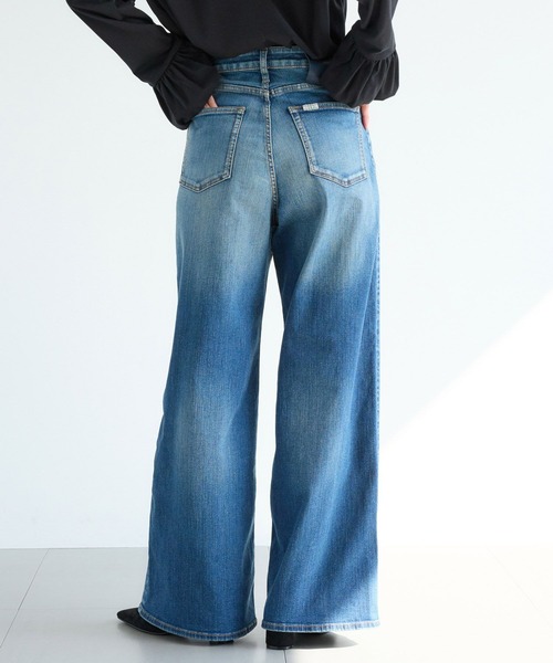 「surt」 ブーツカットデニムパンツ M ブラック レディース_画像5