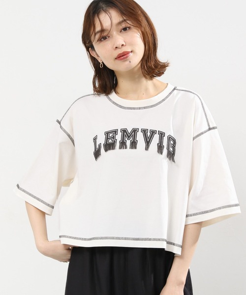 「studio CLIP」 半袖Tシャツ FREE オフホワイト レディース_画像2