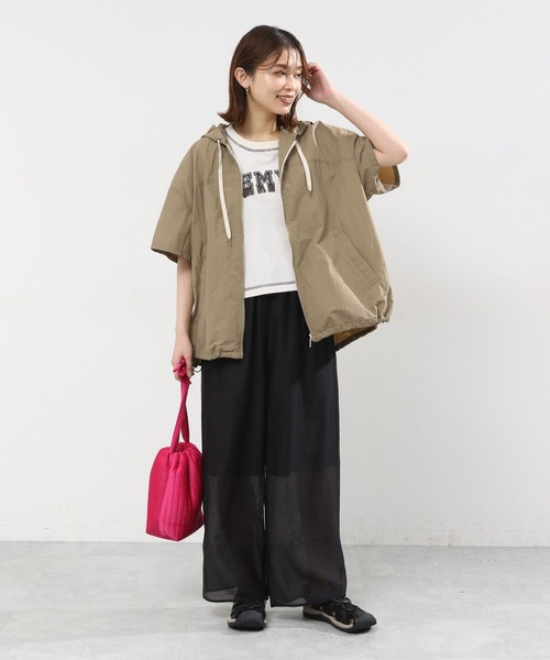「studio CLIP」 半袖Tシャツ FREE オフホワイト レディース_画像5