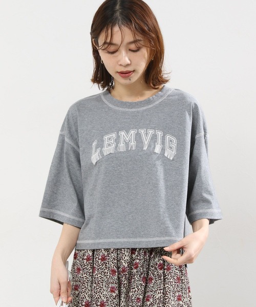 「studio CLIP」 半袖Tシャツ FREE オフホワイト レディース_画像7