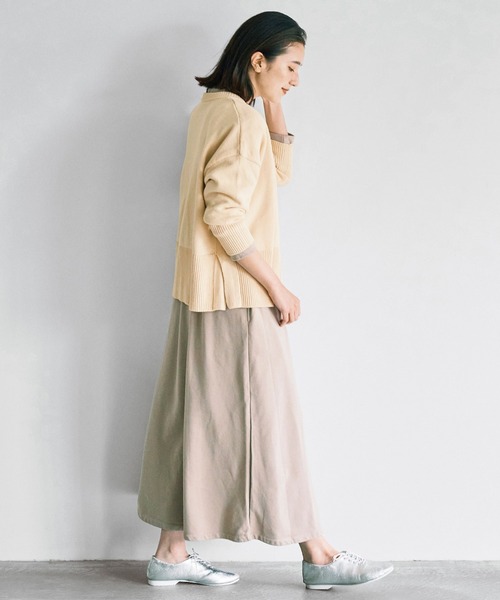 「avecmoi」 ニットカーディガン LARGE アイボリー レディース_画像3