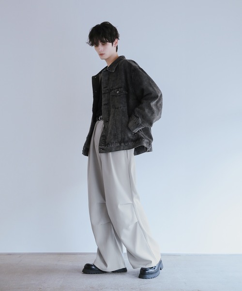 「LILL」 パンツ L グレー メンズ_画像4