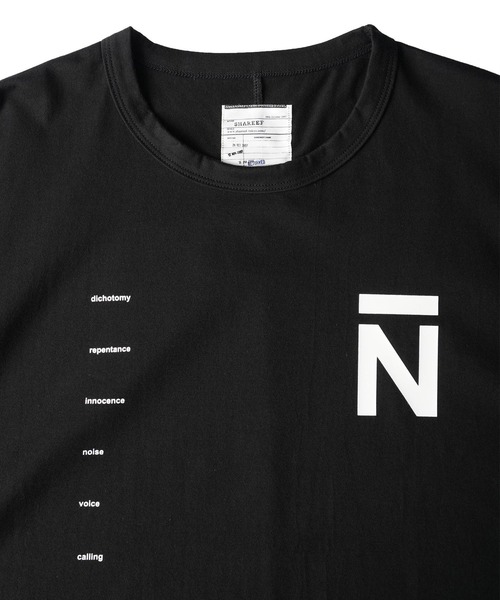 「SHAREEF」 半袖Tシャツ 2 パープル メンズ_画像4