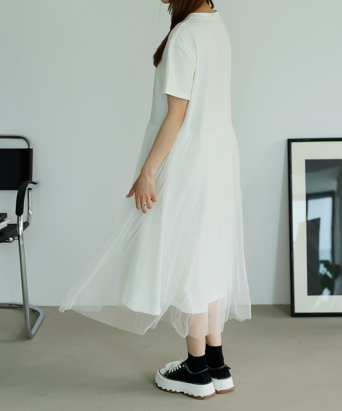 「Girly Doll」 「Doula Doula」半袖ワンピース F ベージュ レディース_画像5