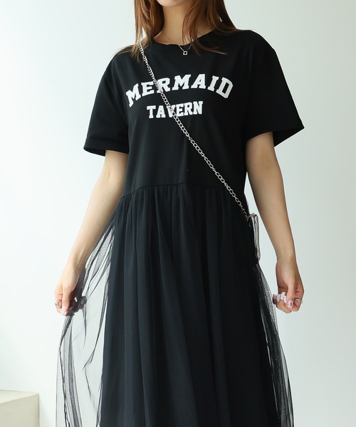 「Girly Doll」 「Doula Doula」半袖ワンピース F ベージュ レディース_画像9