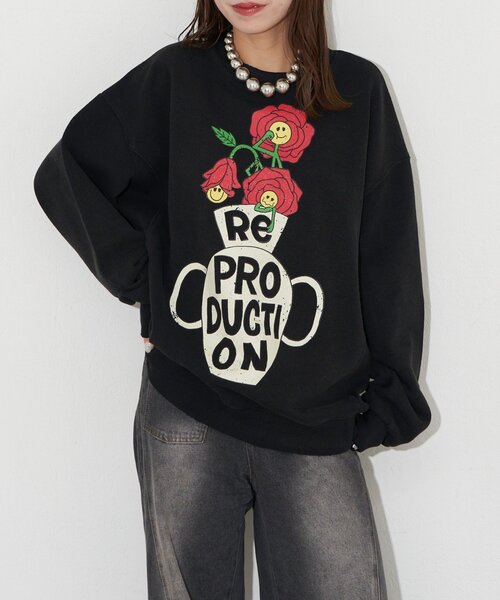 「RePRODUCTION LABEL」 長袖カットソー FREE ベージュ レディース_画像2