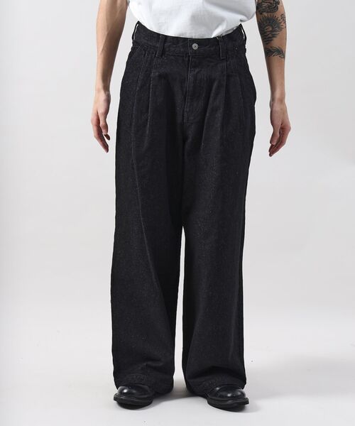 「FFEIN」 デニムパンツ SMALL ベージュ メンズ_画像6
