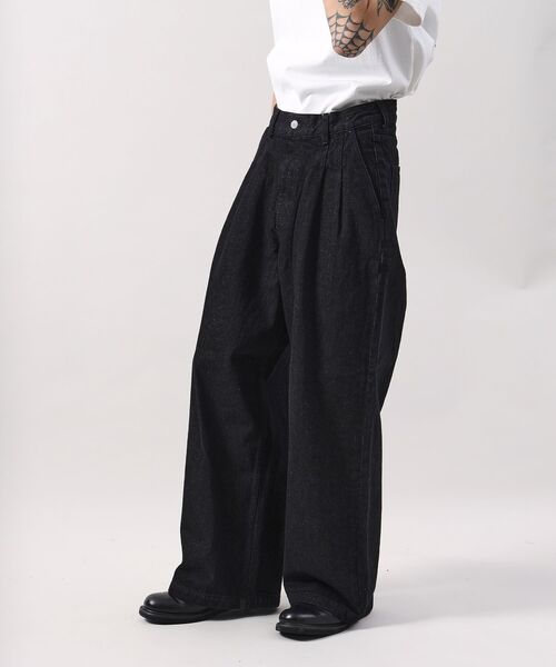 「FFEIN」 デニムパンツ SMALL ベージュ メンズ_画像7