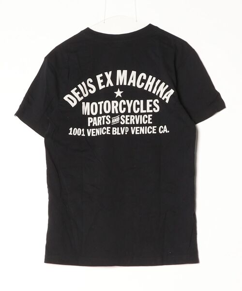 「DEUS EX MACHINA」 半袖Tシャツ S ブラック メンズ_画像2