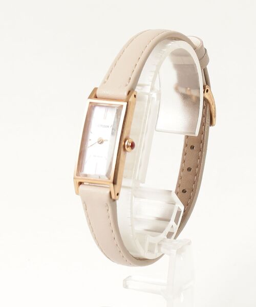 【稼働美品】citizen　Kii：エコドライブ　ピンクゴールド トノーフェイス Kii（CITIZEN） 「Kii」 アナログ腕時計 FREE ピンクゴールド