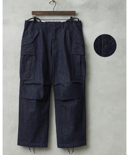 WAIPER.inc ジーンズ 米軍 M-65 カーゴパンツ KURABO DENIM「WP1173
