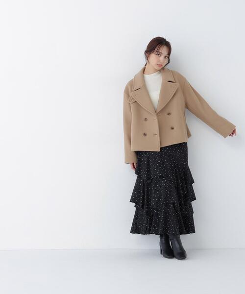 NATURAL BEAUTY BASIC ピーコート Sサイズ NATURAL BEAUTY BASIC（ナチュラルビューティーベーシック