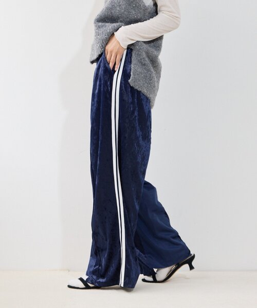 etsinta（エシンタ） ワイドパンツ パンツ 「etsinta」リメイクベロア 