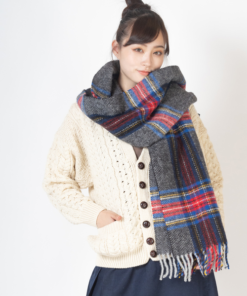 TWEED MILL マフラー ストール ツイードミル 厚手マフラー 別注