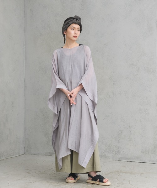 ワンピース Manana シアーシフォンマントワンピース Zozotown 通販 Paypayモール