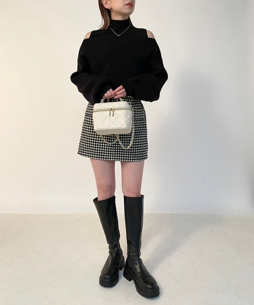 Heather（ヘザー） ニット 肩開きニットプルオーバー 168662