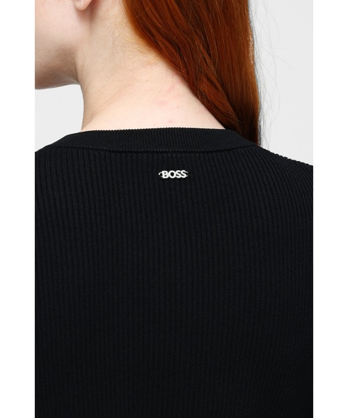 BOSS（HUGO BOSS） カーディガン ボタンフロント リブニット