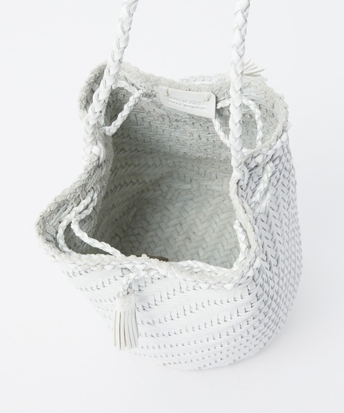 美品 dragon DIFFUSION POMPOM ショルダーバッグ 巾着 DRAGON DIFFUSION ショルダーバッグ バッグ POMPOM DOUBLE JUMP