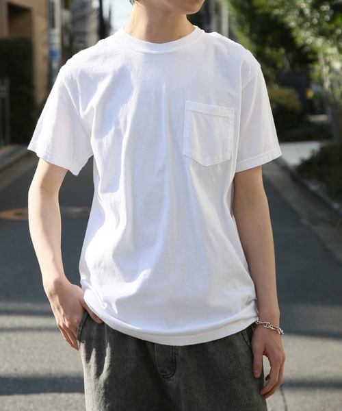 メンズ 長袖 カーゴ シングルブレスト コットン ルーズ シャツ COMFORT COLORS tシャツ 「COMFORT COLORS」6.1オンスガーメント