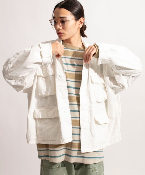 FRAMeWORK 【TOP KHAKI/トップカーキ】BDU SHIRT TOP KHAKI シャツ 「TOP KHAKI」BDU SHIRT メンズ レディース
