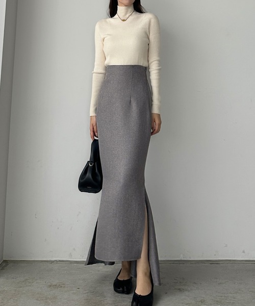 Coyseio WAVE MERMAID SKIRT GREY スカート　ヘリン Coyseio WAVE MERMAID SKIRT GREY スカートヘリン