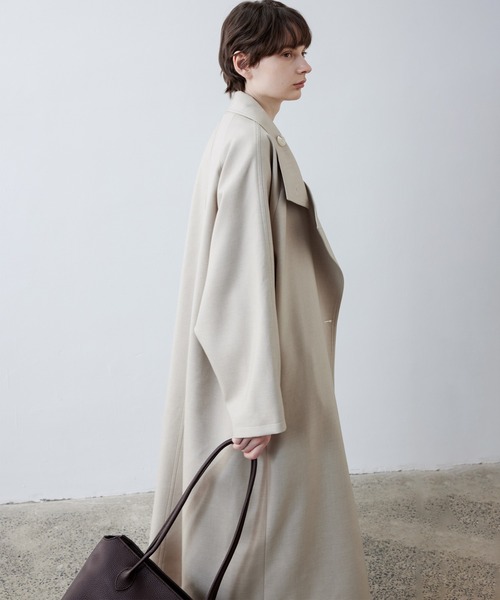 tageechita トレンチコート コート 「tageechita」クロス襟オーバー