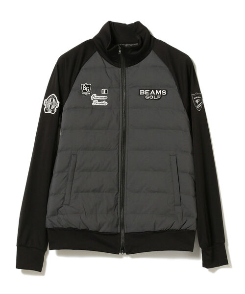 BEAMS GOLF」 ダウンジャケット MEDIUM ブラック レディース 