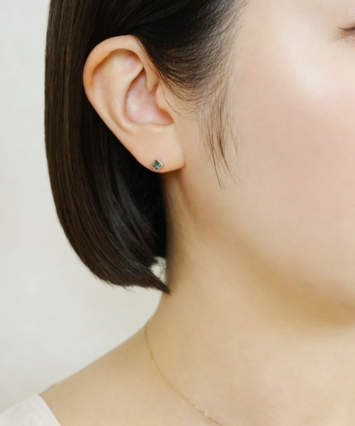 TAKEUP Pt セカンドピアス TAKE-UP｜[ セカンドピアス] Ptヒシガタオニキスピアス