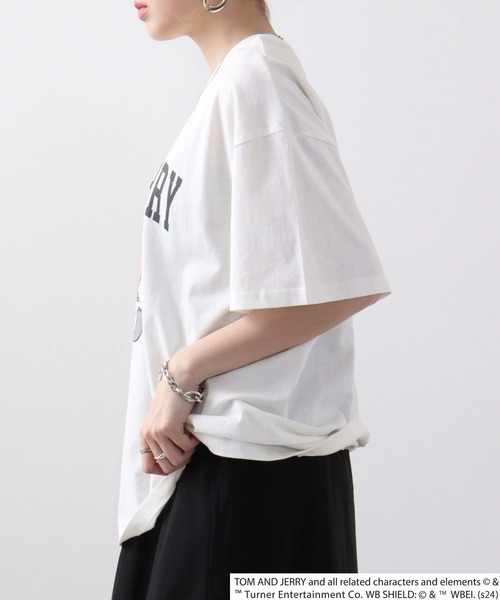 その他ブランド / Tシャツ/--/コットン/WHT/総柄 tシャツ トムとジェリー柄Tシャツ メンズ レディース : ZOZOTOWN Yahoo