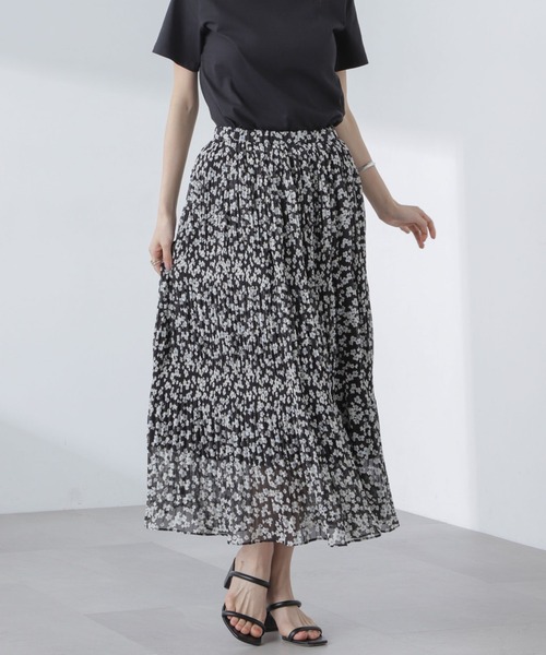 花柄プリーツスカート ZW COLLECTION フラワープリーツスカート - マルチカラ― | ZARA