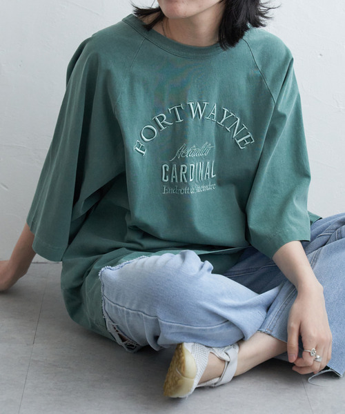 tシャツ FORTWAYNE ピグメントT レディース | VENCE EXCHANGE