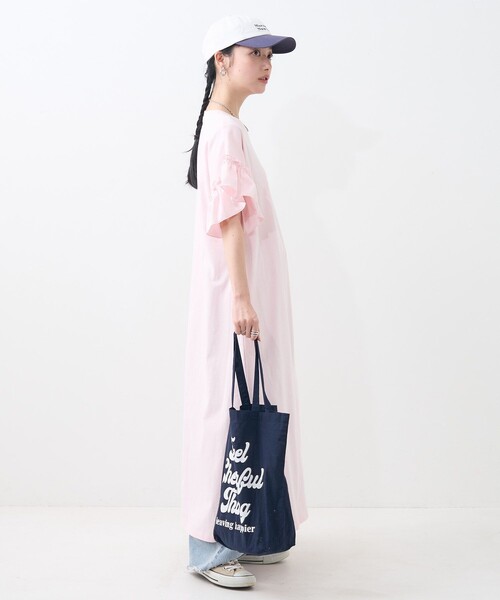 ワンピース ワンポイントハート刺繍 袖フリルワンピース/カットワンピース | FREAK'S STORE | 14