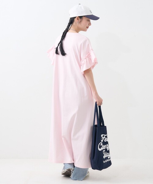 ワンピース ワンポイントハート刺繍 袖フリルワンピース/カットワンピース | FREAK'S STORE | 15