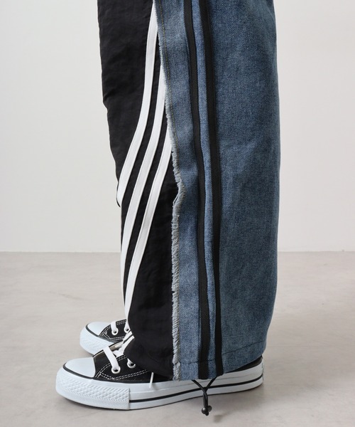 【美品】 adidas DRY CLEAN ONLY コラボ デニム L 洗える 美品】 adidas DRY CLEAN ONLY コラボ デニム L 洗える