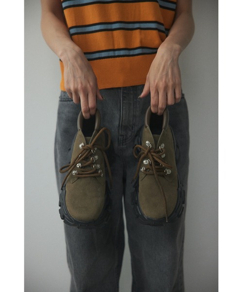 ブラックバイマウジーtrekking shoes カーキ38